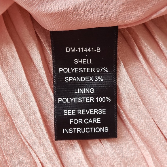 Pleated Dress w/ Braided Belt - Dusty Rose… - Picture 5 of 5